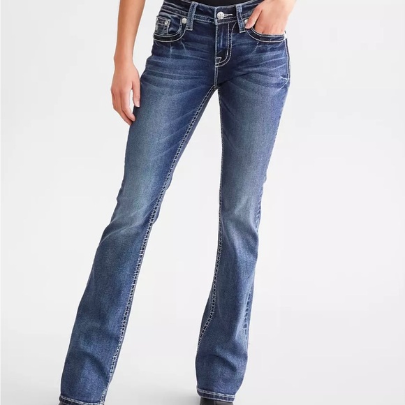 Miss Me Mid-Rise Boot Stretch Jean  25 - Picture 3 of 7